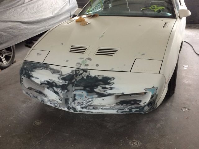 1992 White Pontiac Trans Am Convertible