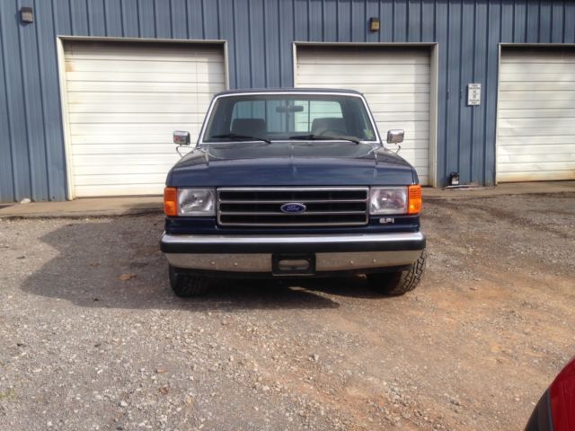 1988 Blue Ford F-150 Extended Cab Pickup