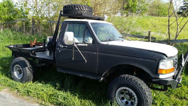 1992 White Ford F-350 Crew Cab Pickup