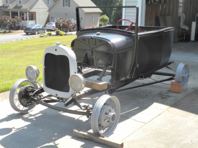 1928 Black Ford Model A RPU