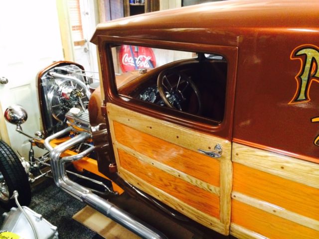 1929 Rootbeer Ford Model A 3 door Delivery