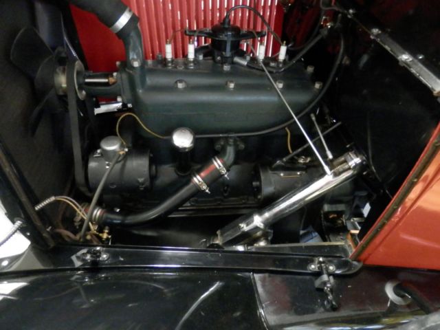 1929 Red Ford Model A Standard Cab Pickup