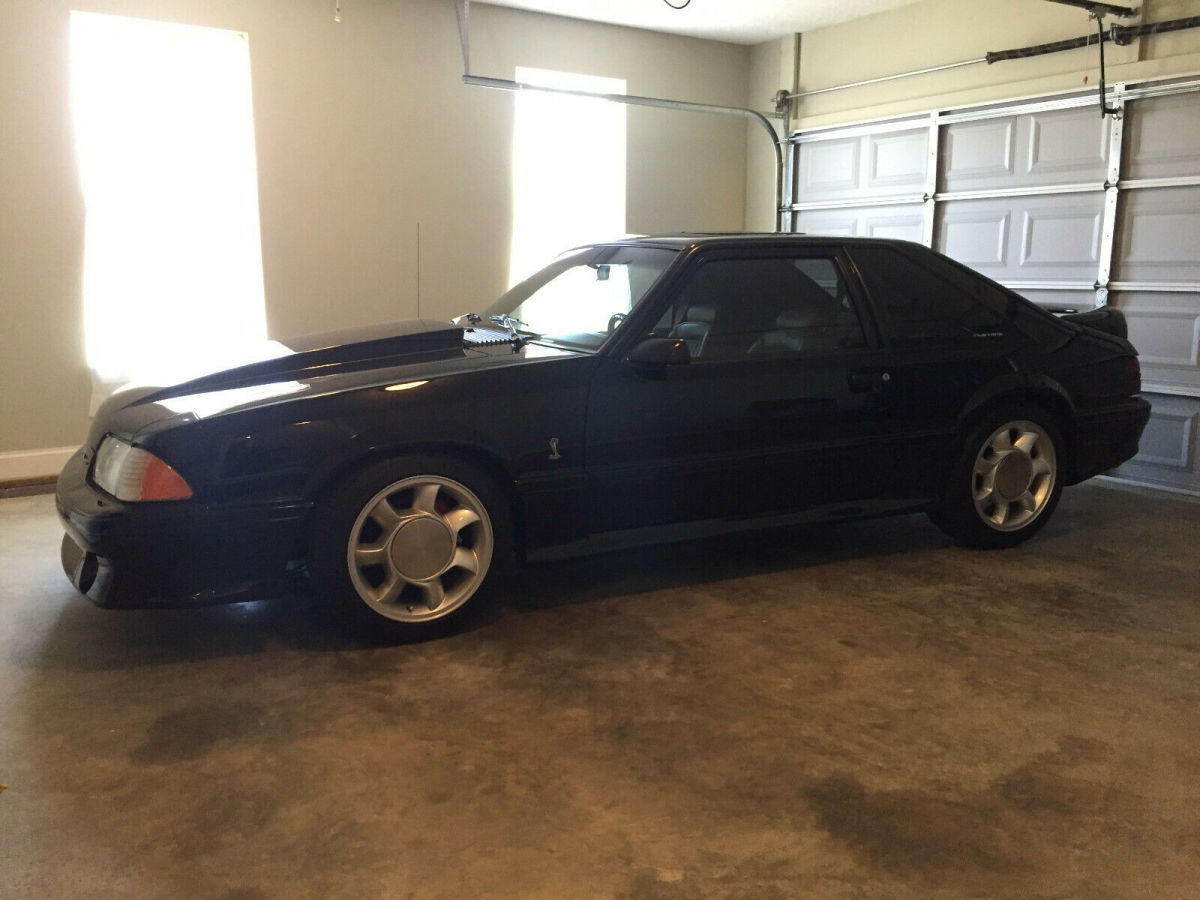 1991 Black Ford Mustang Hatchback
