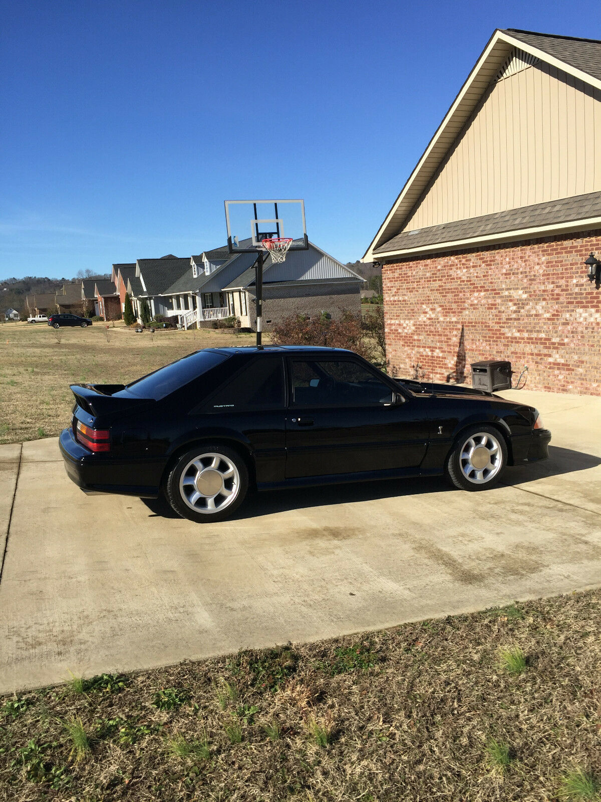 1991 Black Ford Mustang Hatchback