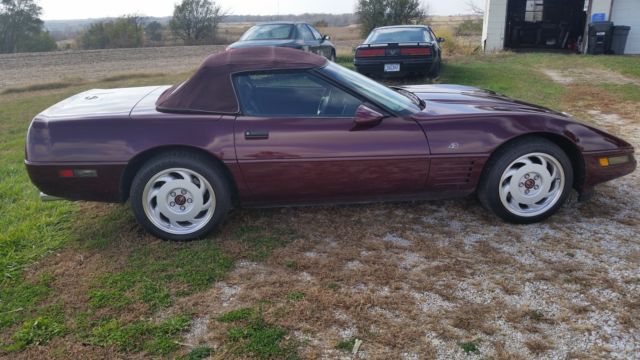 1993 Ruby Red Chevrolet Corvette Convertible