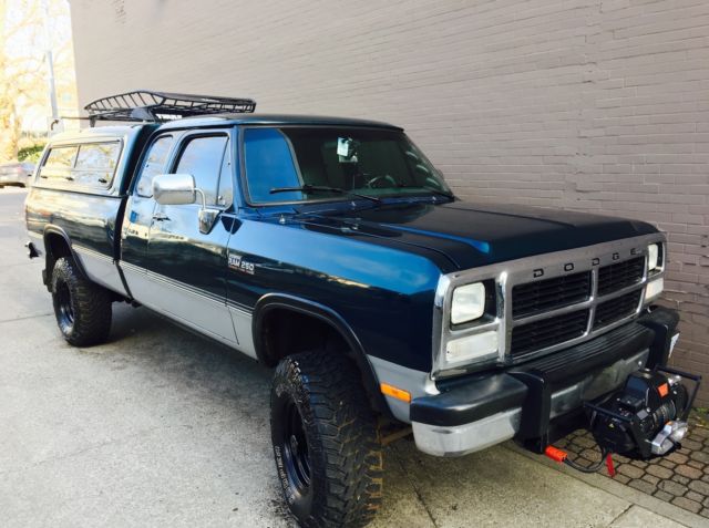 1993 Green Dodge Other Pickups Extended Cab Pickup