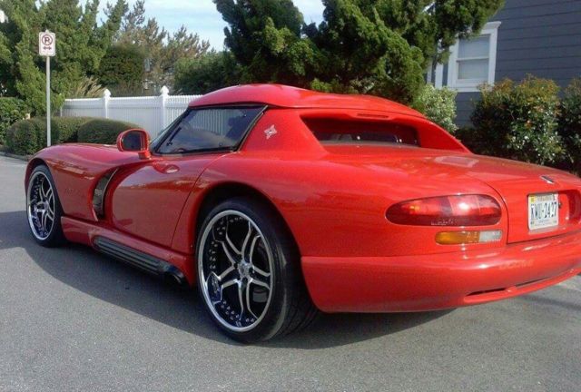 1993 Red Dodge Viper Convertible