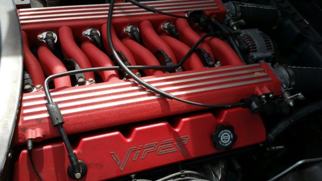1993 Red Dodge Viper Convertible
