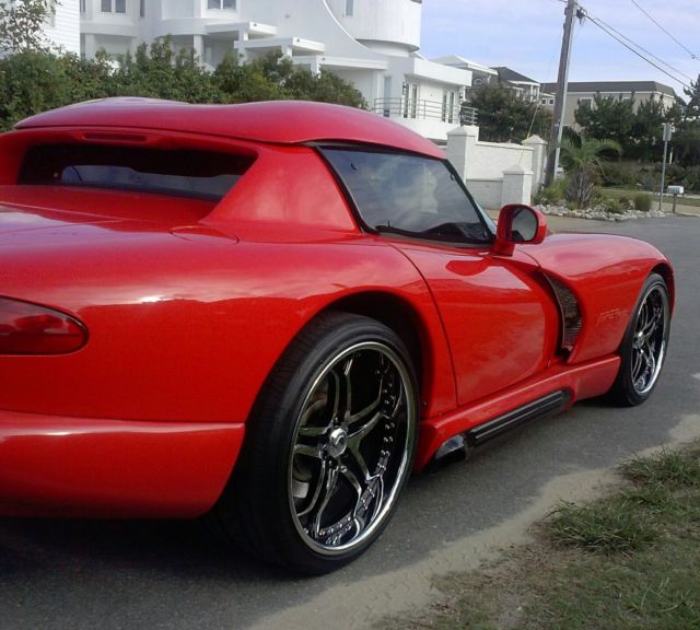 1993 Red Dodge Viper Convertible