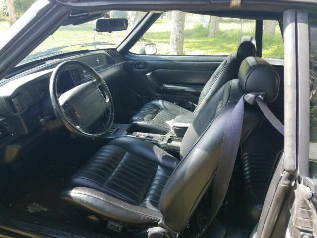 1993 Black Ford Mustang Convertible