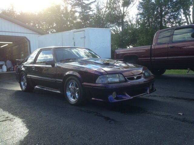 1993 Black Ford Mustang Hatchback