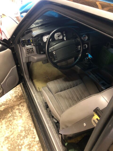 1993 Black Ford Mustang Hatchback