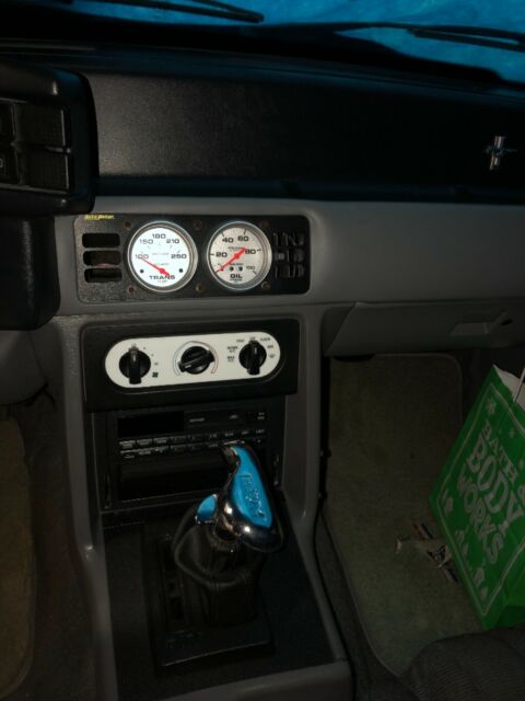 1993 Black Ford Mustang Hatchback