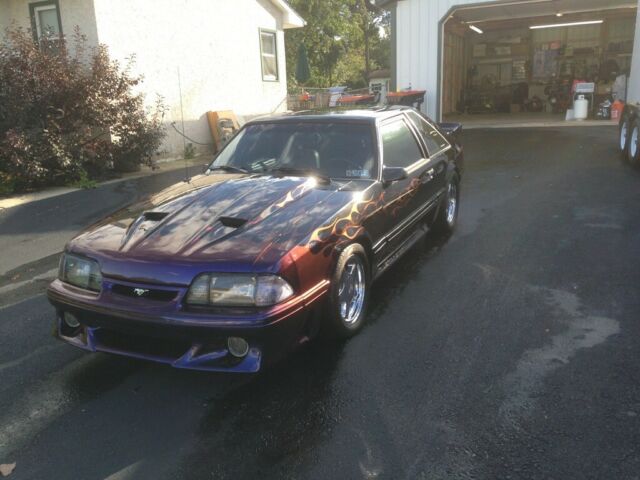 1993 Black Ford Mustang Hatchback