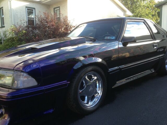 1993 Black Ford Mustang Hatchback