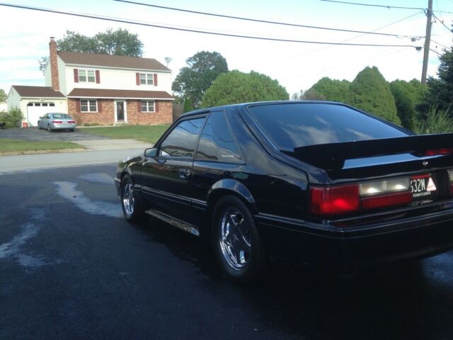 1993 Black Ford Mustang Hatchback