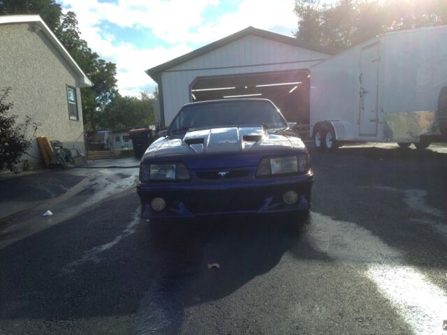 1993 Black Ford Mustang Hatchback