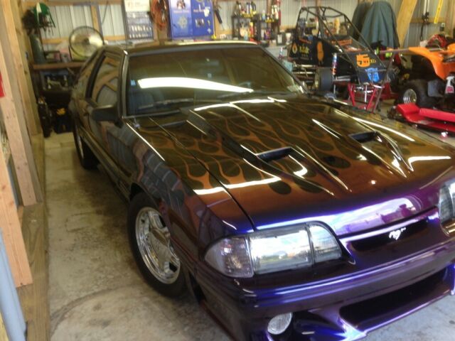 1993 Black Ford Mustang Hatchback