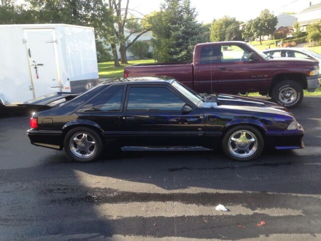 1993 Black Ford Mustang Hatchback