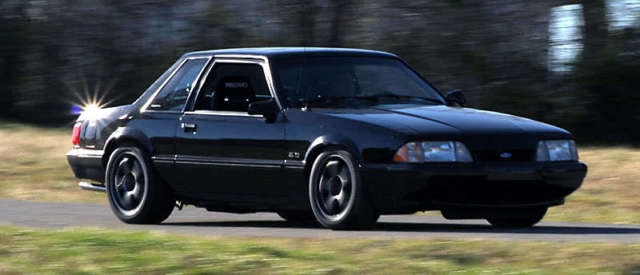 1993 Black Ford Mustang Coupe