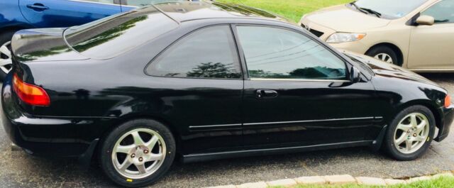 1993 Black Honda Civic Coupe