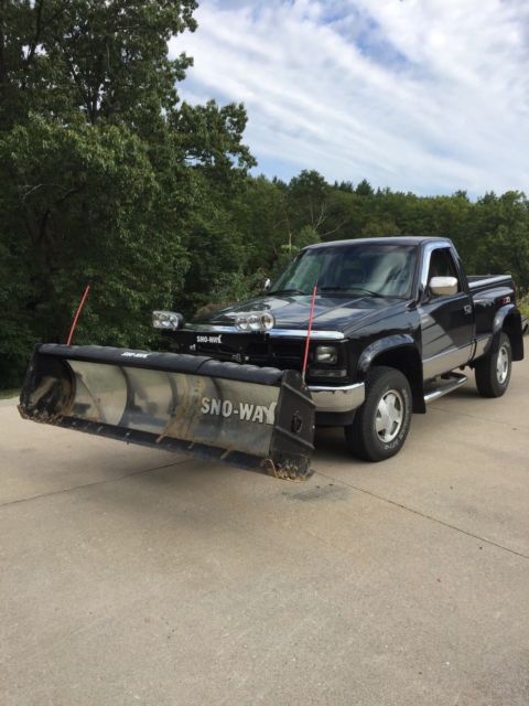 1993 Black Chevrolet C/K Pickup 1500 Regular Cab