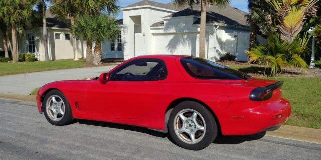 1993 Red Mazda RX-7 Coupe