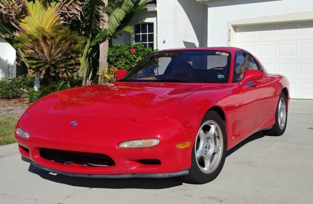 1993 Red Mazda RX-7 Coupe