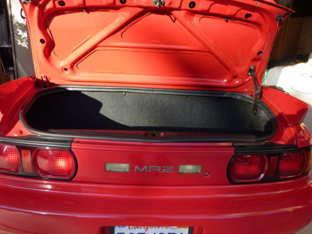1993 Red Toyota MR2 Mid Engine 2 Door T Top