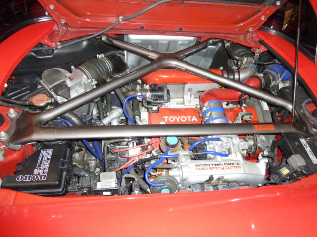 1993 Red Toyota MR2 Mid Engine 2 Door T Top