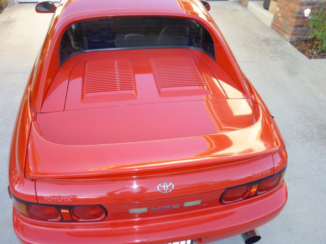 1993 Red Toyota MR2 Mid Engine 2 Door T Top