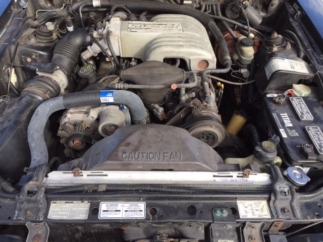 1993 Black Ford Mustang Convertible
