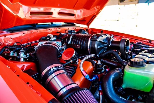 1993 Competition Orange Ford Mustang Hatchback