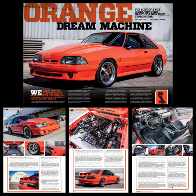 1993 Competition Orange Ford Mustang Hatchback