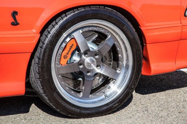 1993 Competition Orange Ford Mustang Hatchback