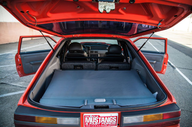 1993 Competition Orange Ford Mustang Hatchback