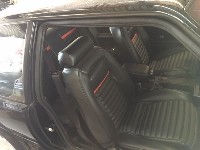 1993 White Ford Mustang Hatchback