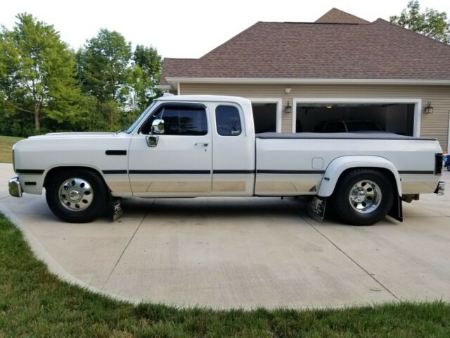 1993 White Dodge Other Pickups Extended Cab Pickup