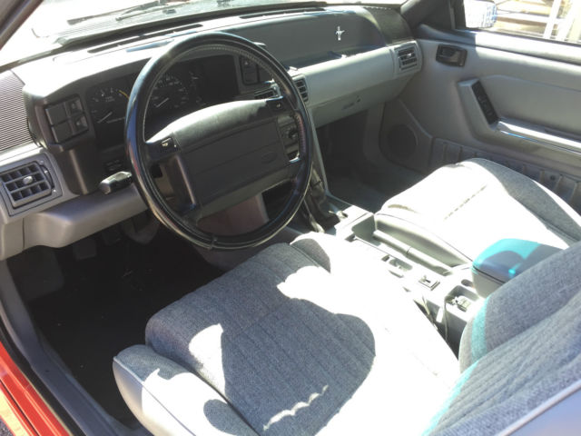 1993 Red Ford Mustang Coupe