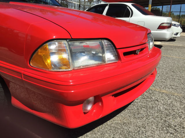 1993 Red Ford Mustang Coupe