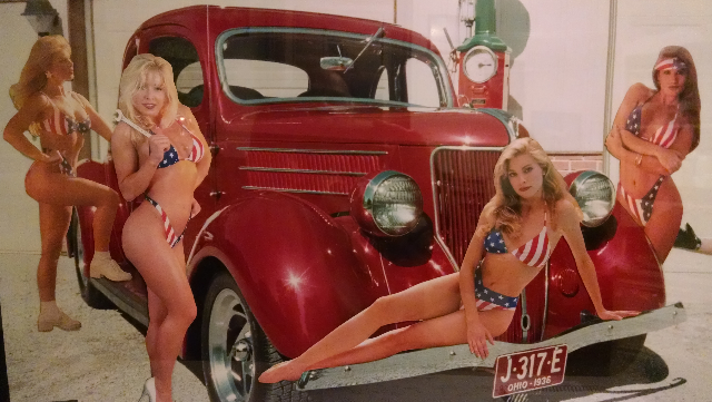 1936 Brilliant Red Pearl Ford 2Dr. Five Window Coupe Coupe