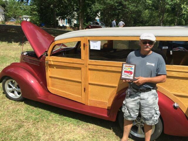 1937 Burgundy Ford Other Woody Wagon