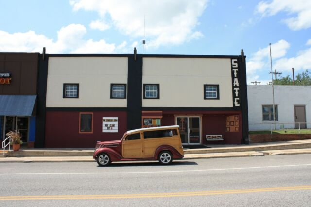 1937 Burgundy Ford Other Woody Wagon