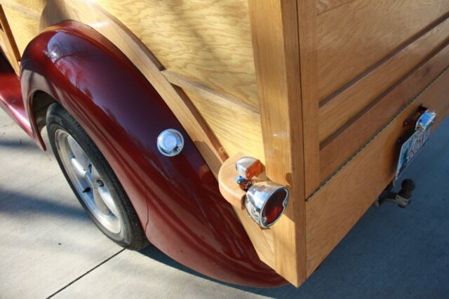 1937 Burgundy Ford Other Woody Wagon