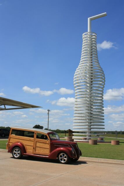 1937 Burgundy Ford Other Woody Wagon