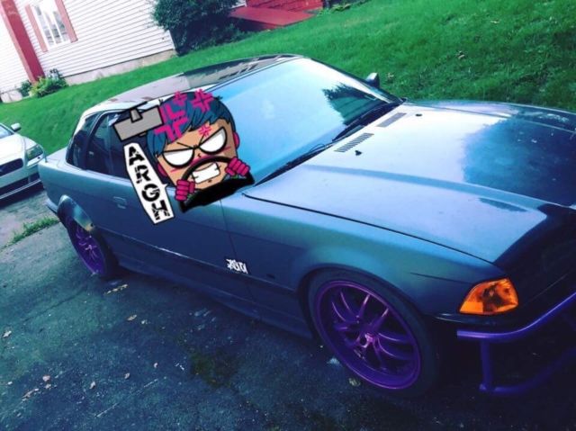 1994 Black BMW 3-Series Convertible