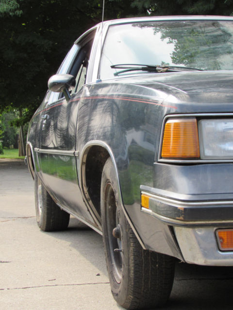 1987 Blue Oldsmobile Cutlass Coupe