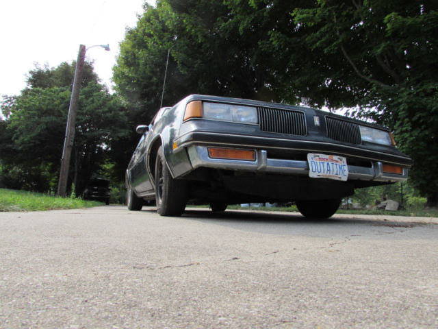 1987 Blue Oldsmobile Cutlass Coupe