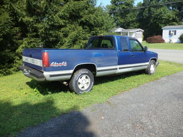1994 Blue Chevrolet C/K Pickup 1500 Extended Cab Pickup