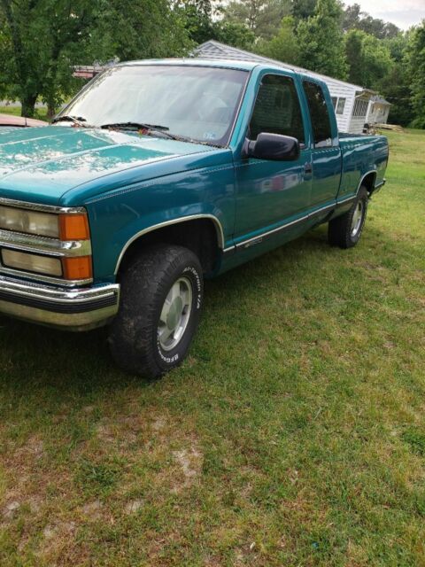 1994 Blue Chevrolet C/K Pickup 1500 Extended Cab Pickup